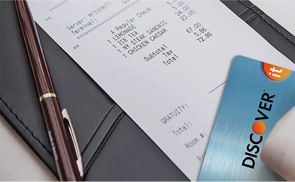 hospitality lodging chip guide receipt