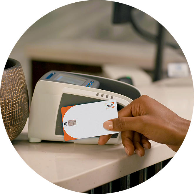 using discover card for in hotel purchase